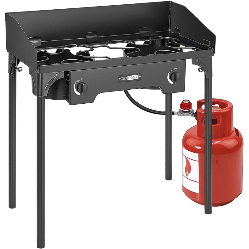 dual burner propane stove